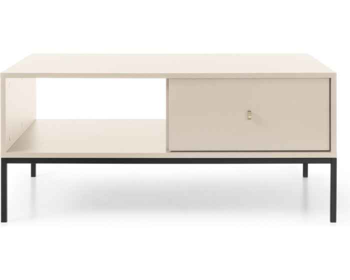 Konferenční stolek Mono II 104 cm béžový/černý