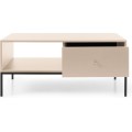 Konferenční stolek Mono II 104 cm béžový/černý