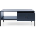 Konferenční stolek Mono II 104 cm modrý/černý