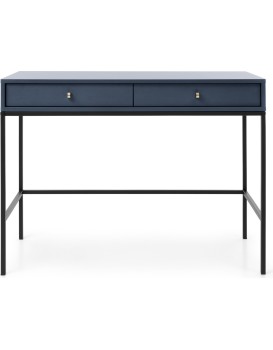 Toaletní stolek Mono II 104 cm modrý/černý