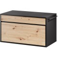 Závěsná skříňka pod umyvadlo Mossa 58 80 cm dub Artisan/černá