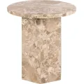 Odkládací stolek Naxos 50 cm mramor Latte