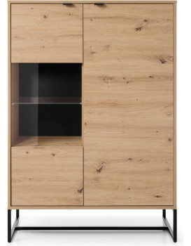 Vitrína Amber II 93 cm dub artisan