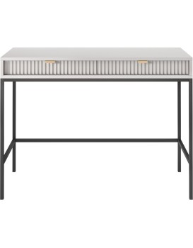 Toaletní stolek Nova 104 cm šedý/černý
