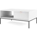 Konferenční stolek Nova 104 cm bílý/černý