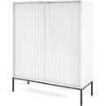 Komoda Nova 104 cm bílá/černá