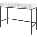 Toaletní stolek Nova 104 cm bílý/černý