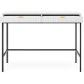 Toaletní stolek Nova 104 cm bílý/černý