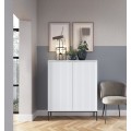 Komoda Nova 104 cm bílá/černá