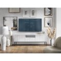 Televizní stolek Nova 154 cm bílý/černý