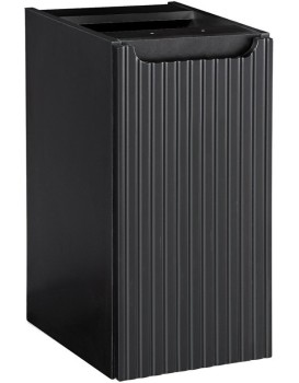 Závěsná koupelnová skříňka Nova Black D2 81-30-1D černý