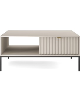 Konferenční stolek Nova 104 cm kašmír/černý