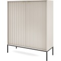 Komoda Nova 104 cm kašmír/černá