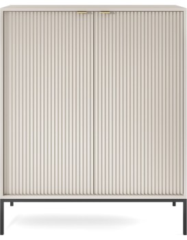 Komoda Nova 104 cm kašmír/černá