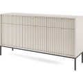 Komoda Nova 154 cm kašmír/černá