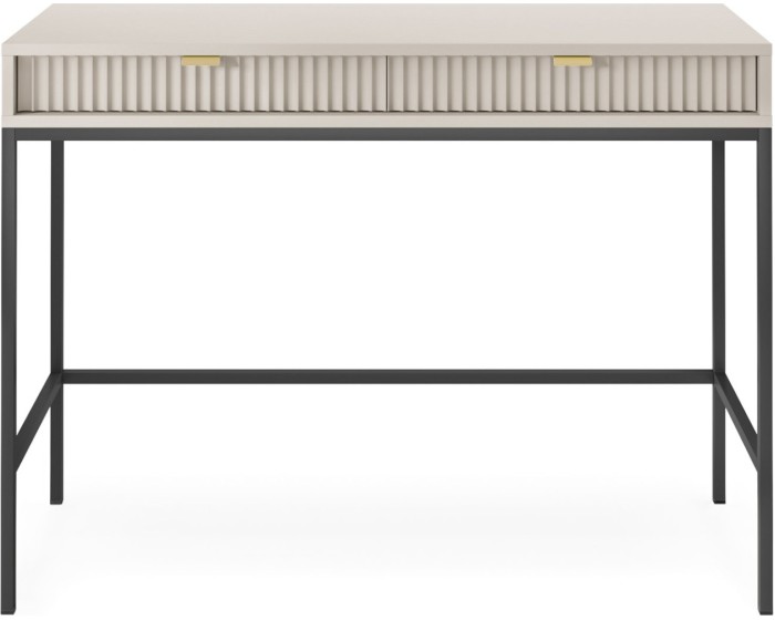 Toaletní stolek Nova 104 cm kašmír/černý