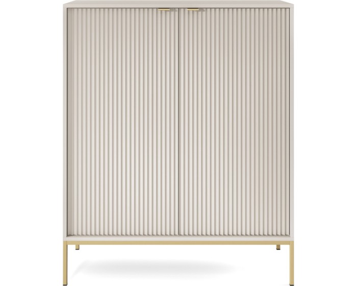 Komoda Nova 104 cm kašmír/zlatá