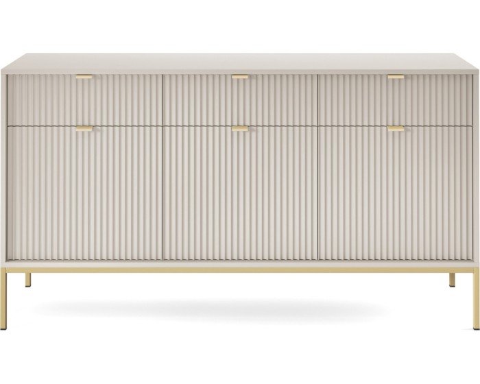 Komoda Nova 154 cm kašmír/zlatá