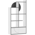 Moderní knihovna Houseland Half bílá/antracitově šedá