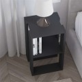 Noční stolek Houseland Lonie antracitově šedý