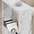 Odkládací stolek Houseland Simpi mramor Carrara