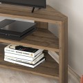 Rohový TV stolek Houseland Thales dub tmavý