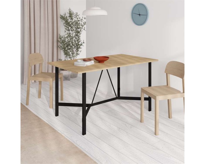 Jídelní stůl Houseland Dalma 140 cm dub safírový