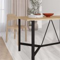 Jídelní stůl Houseland Dalma 140 cm dub safírový