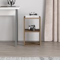 Noční stolek Houseland Lonie dub tmavý