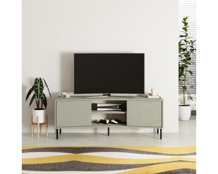 TV stolek Houseland Frem šedo-zelený