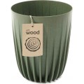 Květináč STRIPPED ECO VII 19 cm zelený