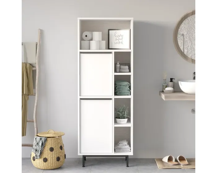 Koupelnová skříňka Houseland Dolby bílá