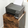 Pojízdný kancelářský kontejner Vasagle Veluko 70 cm hnědý/černý
