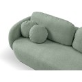 Rozkládací pohovka Olio 238 cm Abriamo 10 bouclé zelená