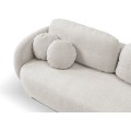 Rozkládací pohovka Olio 238 cm Abriamo 05 bouclé světle šedá