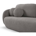 Rozkládací pohovka Olio 238 cm Abriamo 07 bouclé šedá
