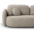 Rozkládací pohovka Olio 238 cm Abriamo 02 bouclé béžová