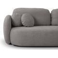 Rozkládací pohovka Olio 238 cm Abriamo 07 bouclé šedá