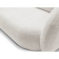 Rozkládací pohovka Olio 238 cm Abriamo 05 bouclé světle šedá