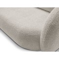 Rozkládací pohovka Olio 238 cm Abriamo 06 bouclé šedá