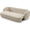 Rozkládací pohovka Olio 238 cm Abriamo 03 bouclé béžová