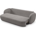 Rozkládací pohovka Olio 238 cm Abriamo 07 bouclé šedá