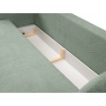 Rozkládací pohovka Olio 238 cm Abriamo 10 bouclé zelená