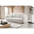 Rozkládací pohovka Olio 238 cm Abriamo 05 bouclé světle šedá