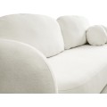 Rozkládací pohovka Olio 238 cm Sicuro 60 bouclé krémová