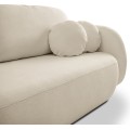 Rozkládací pohovka Olio 238 cm Sicuro 55 bouclé ecru
