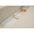 Rozkládací pohovka Olio 238 cm Sicuro 55 bouclé ecru