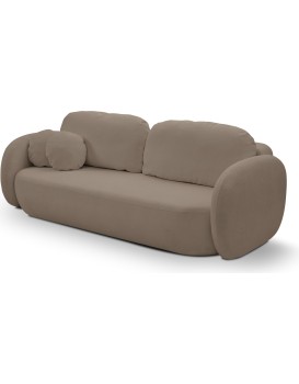 Rozkládací pohovka Olio 238 cm Sicuro 45 bouclé caffe latte