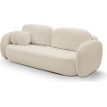 Rozkládací pohovka Olio 238 cm Sicuro 55 bouclé ecru