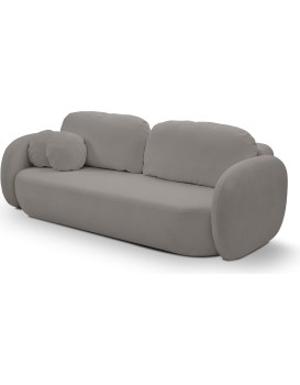 Rozkládací pohovka Olio 238 cm Sicuro 75 bouclé šedá